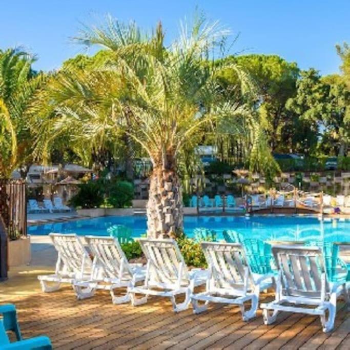 Mobile Home 6-Pers Camping Lei Suves-Cotes D'Azur-Including Airco Рокбрюн-сюр-Аржан Екстер'єр фото